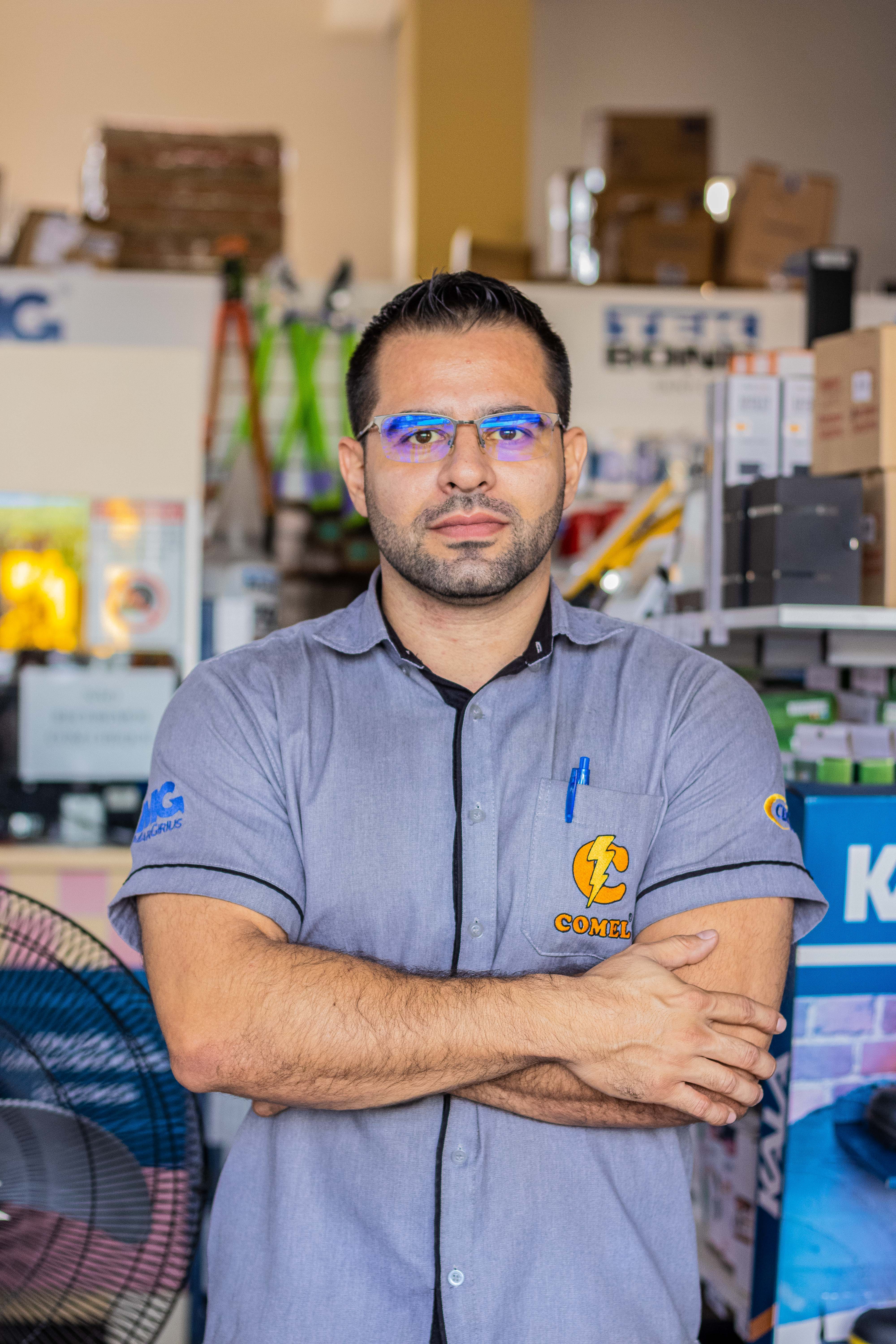 Profissional confiante